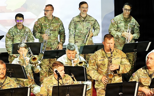 Illinois National Guard’s 144th Army Band Ends America’s 250th Birthday Weekend With a Special Concert in Sandwich’s Historic Opera House