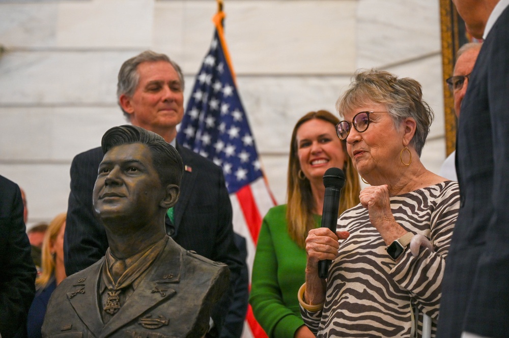 Team Little Rock Participates in America250 Bust Unveiling Honoring Medal of Honor Recipient Maurice "Footsie" Britt