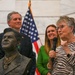 Team Little Rock Participates in America250 Bust Unveiling Honoring Medal of Honor Recipient Maurice "Footsie" Britt