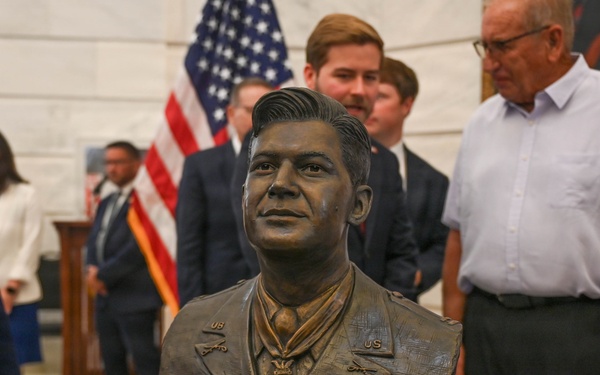 Team Little Rock Participates in America250 Bust Unveiling Honoring Medal of Honor Recipient Maurice "Footsie" Britt