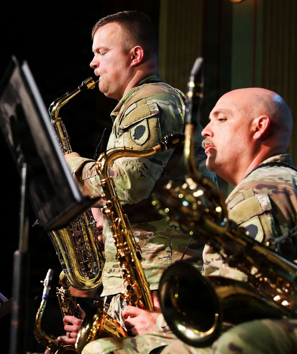 Illinois National Guard’s 144th Army Band Ends America’s 250th Birthday Weekend With a Special Concert in Sandwich’s Historic Opera House