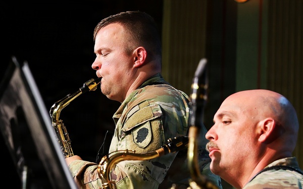 Illinois National Guard’s 144th Army Band Ends America’s 250th Birthday Weekend With a Special Concert in Sandwich’s Historic Opera House