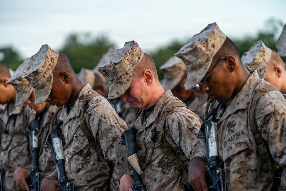 Alpha Company Eagle, Globe, and Anchor Ceremony
