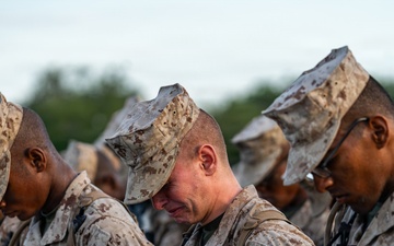 Alpha Company Eagle, Globe, and Anchor Ceremony