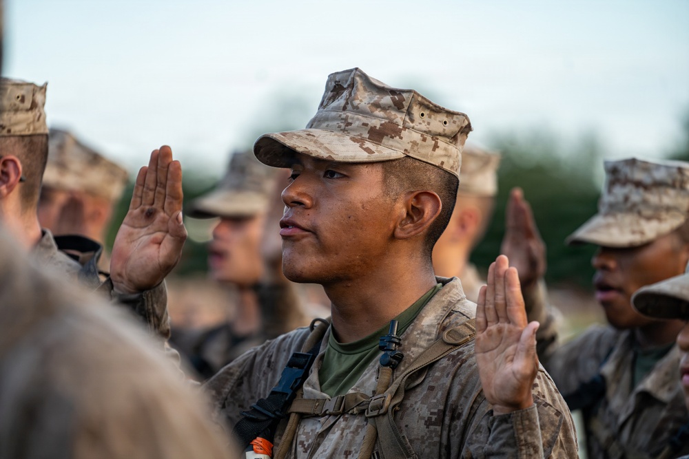Alpha Company Eagle, Globe, and Anchor Ceremony
