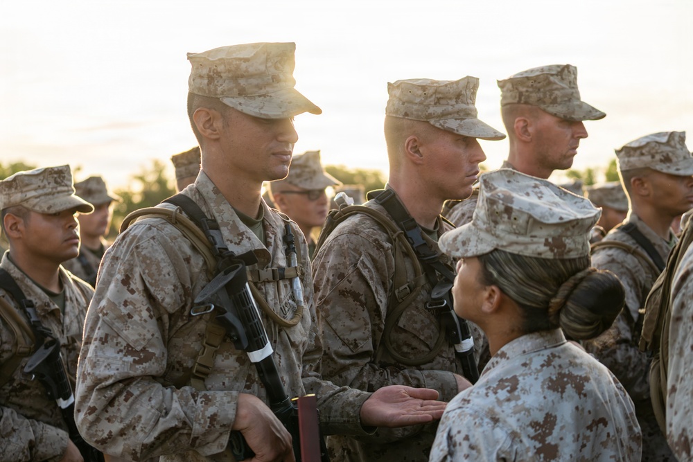 Alpha Company Eagle, Globe, and Anchor Ceremony