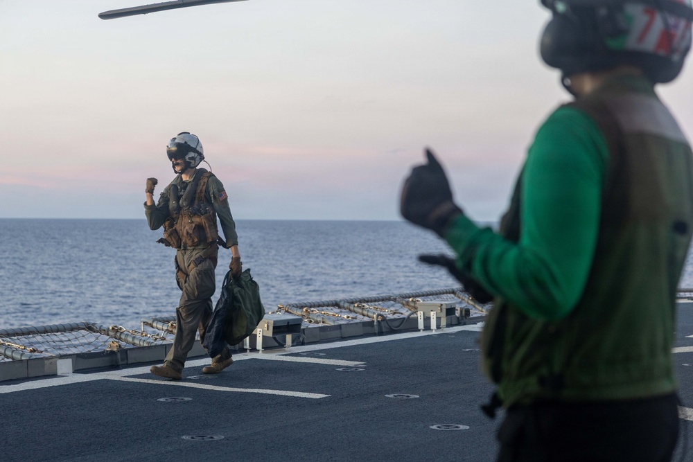 USS Princeton Conducts Flight Operations