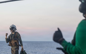 USS Princeton Conducts Flight Operations