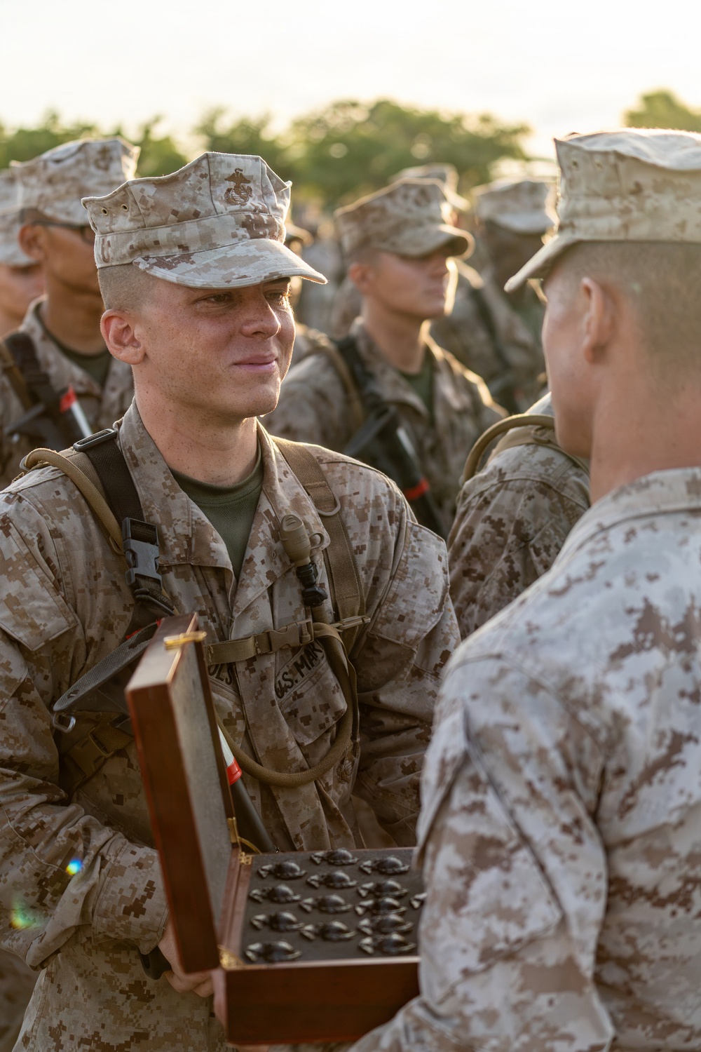 Alpha Company, Eagle, Globe, and Anchor Ceremony