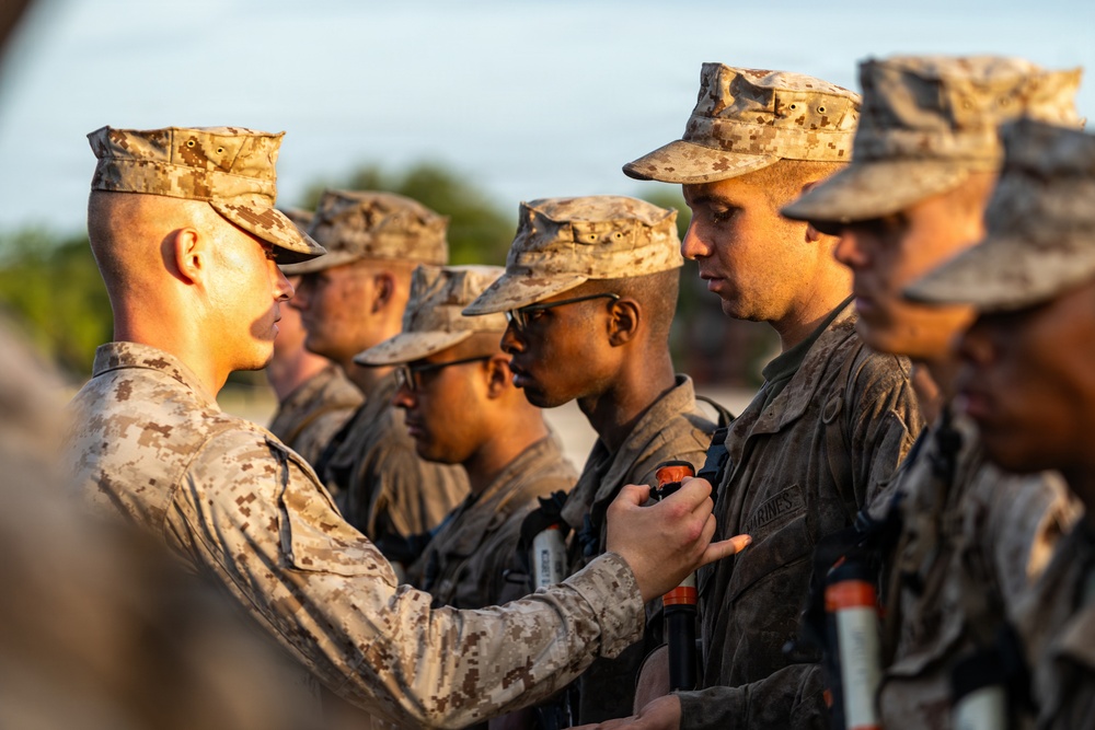 Alpha Company Eagle, Globe, and Anchor Ceremony