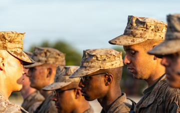 Alpha Company Eagle, Globe, and Anchor Ceremony