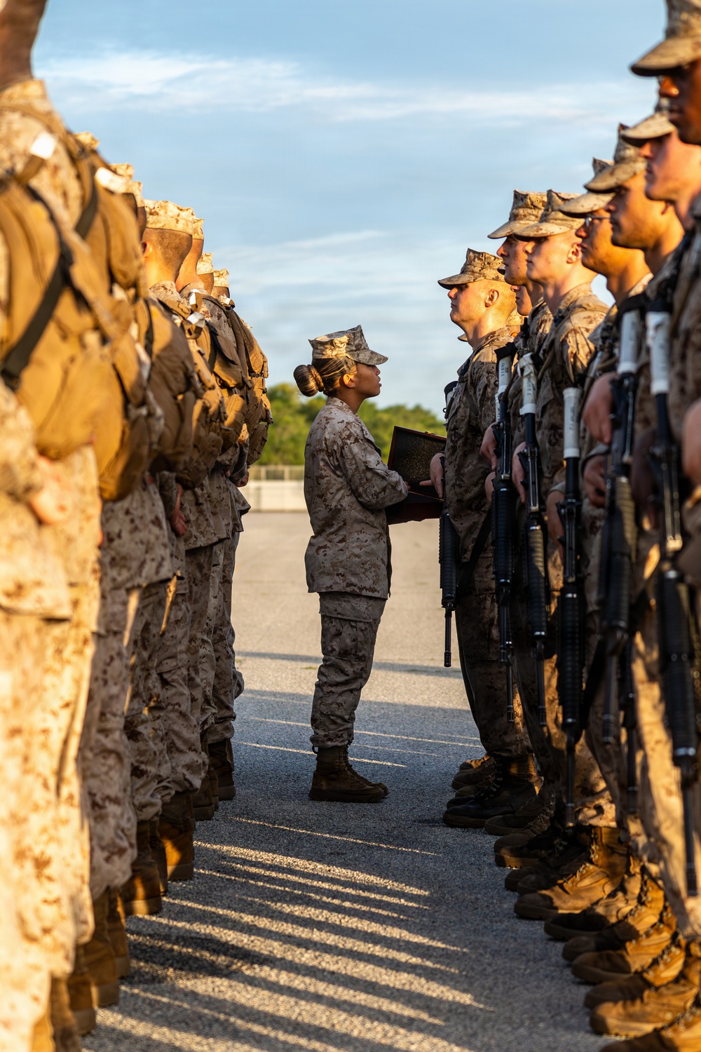Alpha Company Eagle, Globe, and Anchor Ceremony
