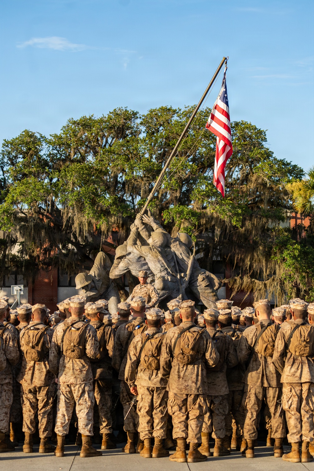 Alpha Company Eagle, Globe, and Anchor Ceremony