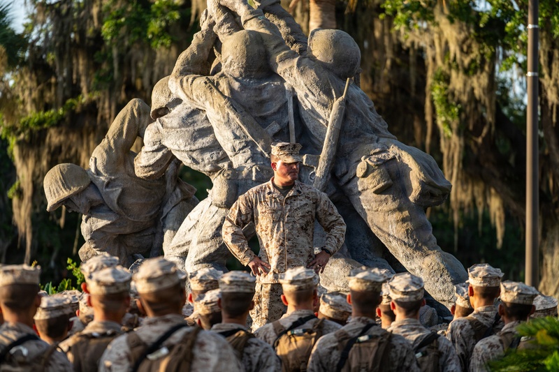 Alpha Company Eagle, Globe, and Anchor Ceremony