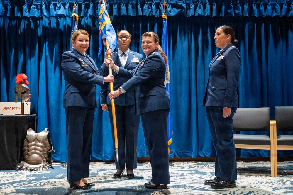 627th Force Support Squadron change of command ceremony
