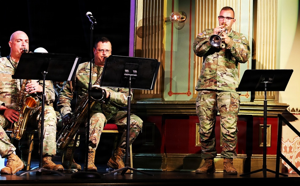 Illinois National Guard’s 144th Army Band Ends America’s 250th Birthday Weekend With a Special Concert in Sandwich’s Historic Opera House