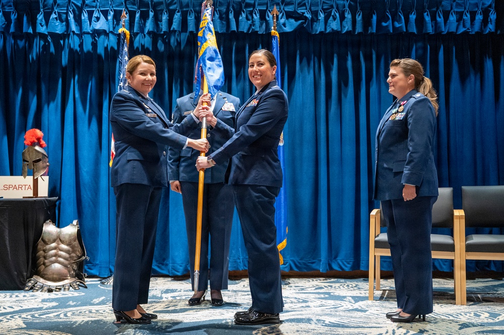 627th Force Support Squadron change of command ceremony