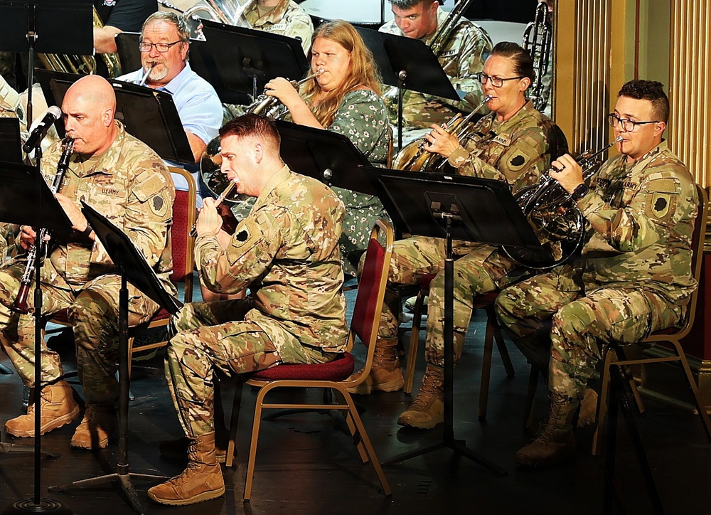 Illinois National Guard’s 144th Army Band Ends America’s 250th Birthday Weekend With a Special Concert in Sandwich’s Historic Opera House