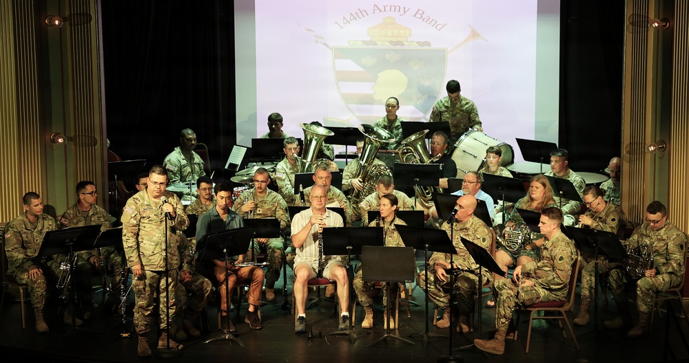 Illinois National Guard’s 144th Army Band Ends America’s 250th Birthday Weekend With a Special Concert in Sandwich’s Historic Opera House