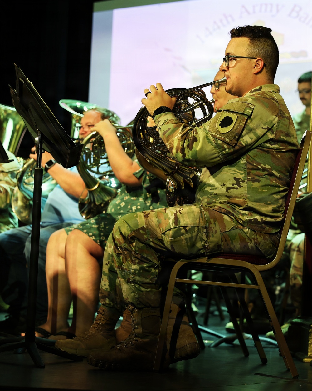 Illinois National Guard’s 144th Army Band Ends America’s 250th Birthday Weekend With a Special Concert in Sandwich’s Historic Opera House
