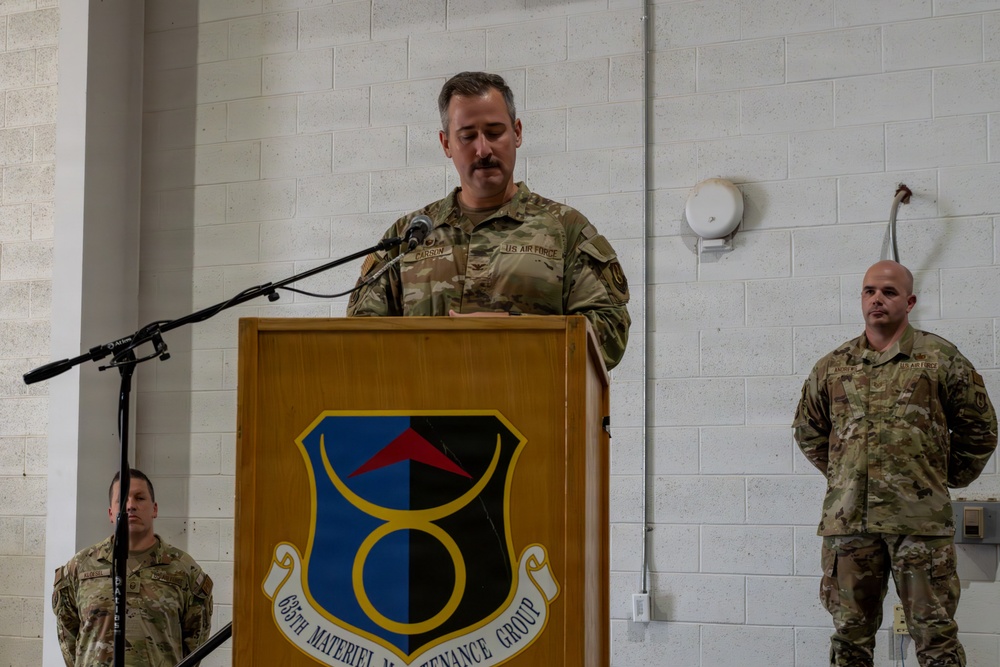 635th Materiel Maintenance Group Assumption of Command