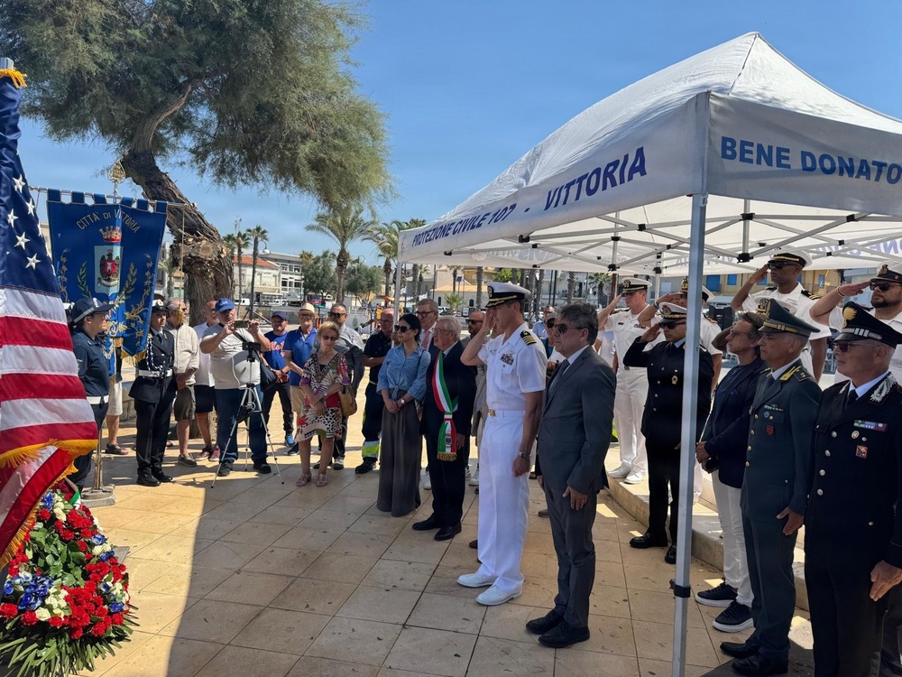 NAS Sigonella Commemorates Operation Husky 83 Years Later