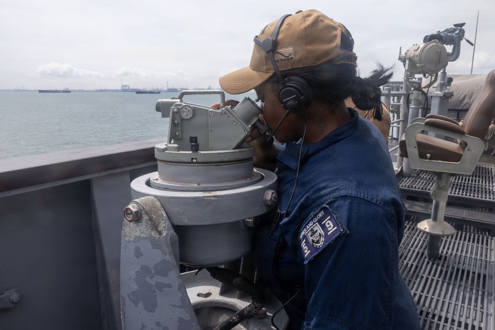 USS Princeton Transits the Strait of Malacca