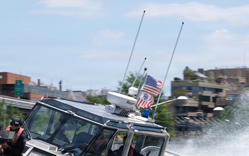 U.S. Coast Guard Response Boat Patrols Washington D.C. Waterway