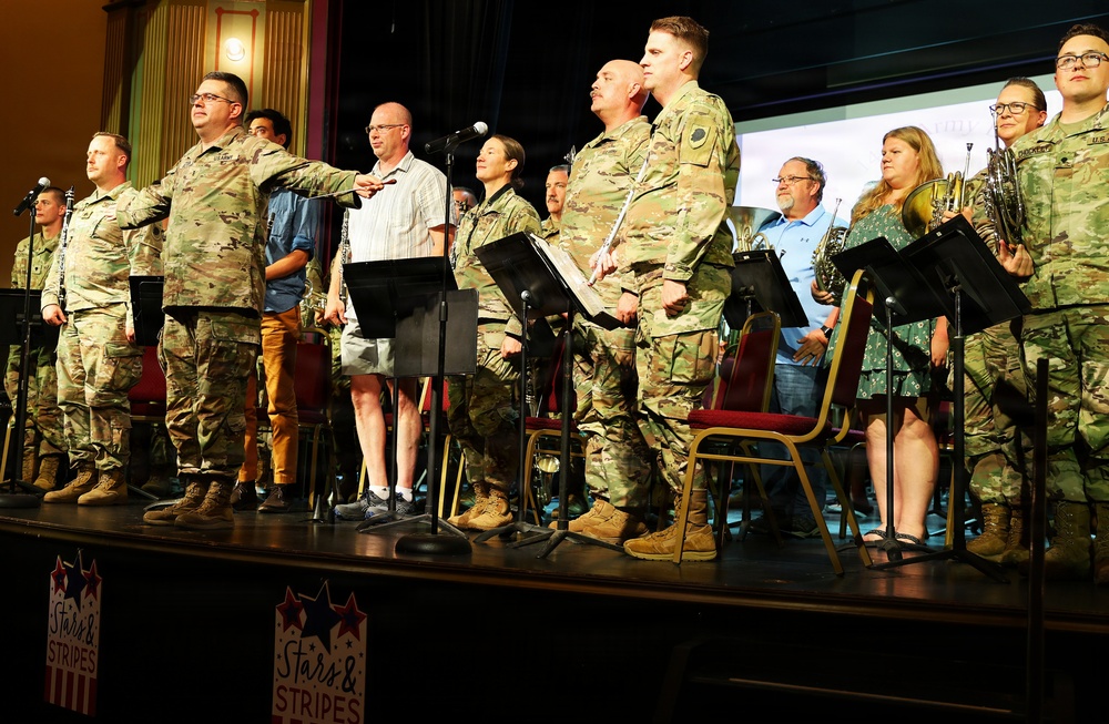 Illinois National Guard’s 144th Army Band Ends America’s 250th Birthday Weekend With a Special Concert in Sandwich’s Historic Opera House