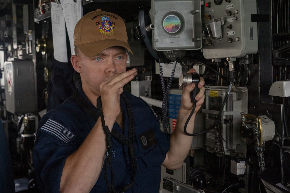 USS Princeton Transits the Strait of Malacca