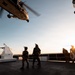 U.S. Coast Guard and Navy crews conduct helicopter training aboard Spirit of Norfolk