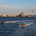 U.S. Coast Guard and Navy crews conduct helicopter training aboard Spirit of Norfolk
