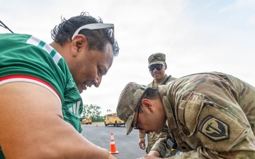 Jersey Guard Assists FIFA World Cup