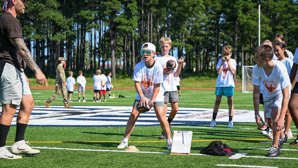 LRAFB Hosts the Taylen Green Pro Camp