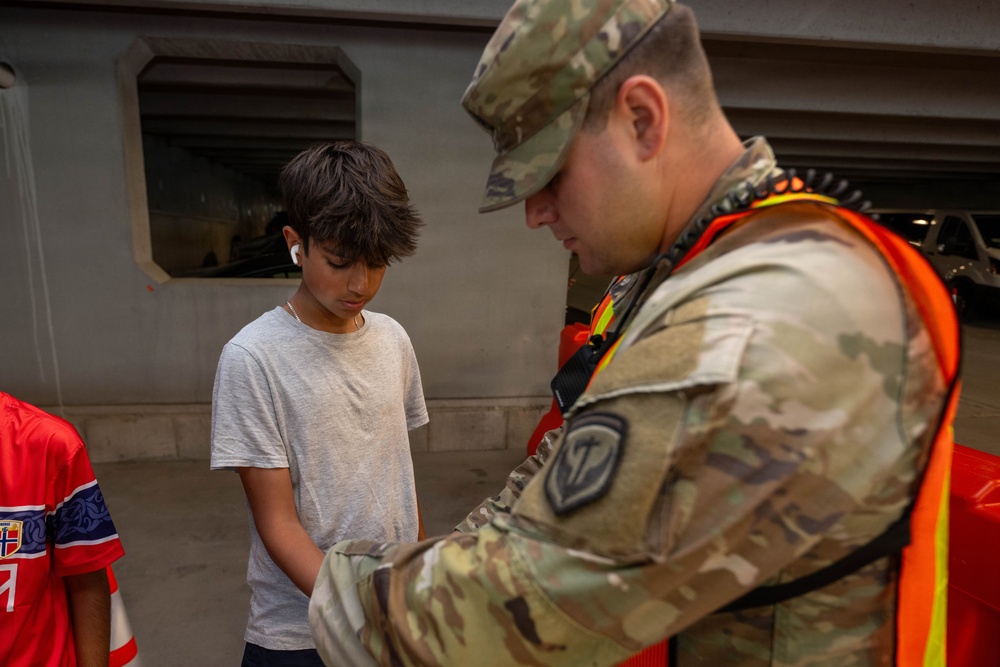 Jersey Guard Assists FIFA World Cup