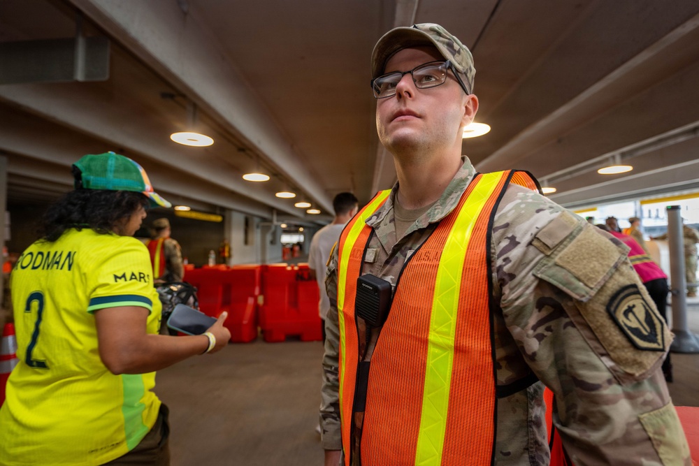 Jersey Guard Assists FIFA World Cup