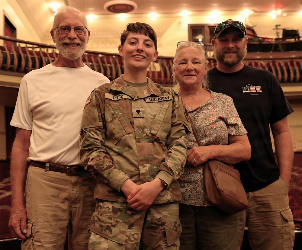 Illinois National Guard’s 144th Army Band Ends America’s 250th Birthday Weekend With a Special Concert in Sandwich’s Historic Opera House