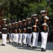 Marine Corps Silent Drill Platoon performs at Fleet Week Boston