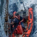 USCGC Harriet Lane crewmembers conduct training during Operation Blue Pacific patrol