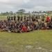 USCGC Harriet Lane crewmembers meet with Fijian students during Operation Blue Pacific patrol