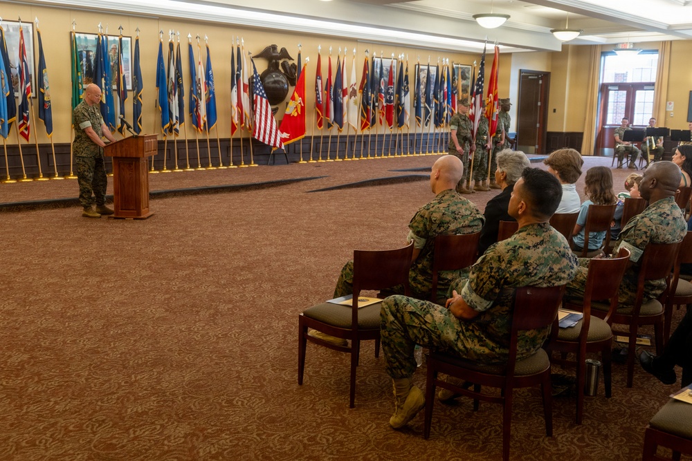 Marine Corps Information Operations Center Change of Command