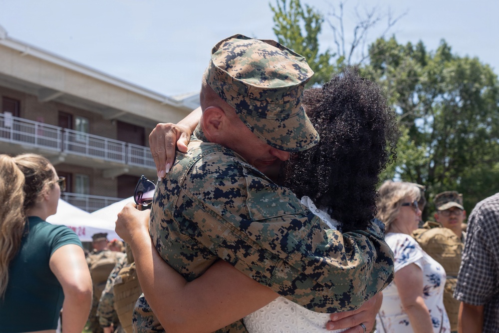 CLB-24 Marines and Sailors Return to Camp Lejeune after Deployment