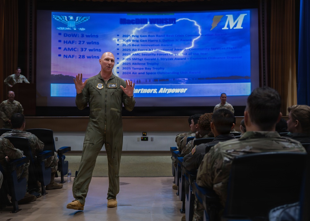 A Final Farewell: Col. Szczepanik hosts final All-Call at MacDill AFB