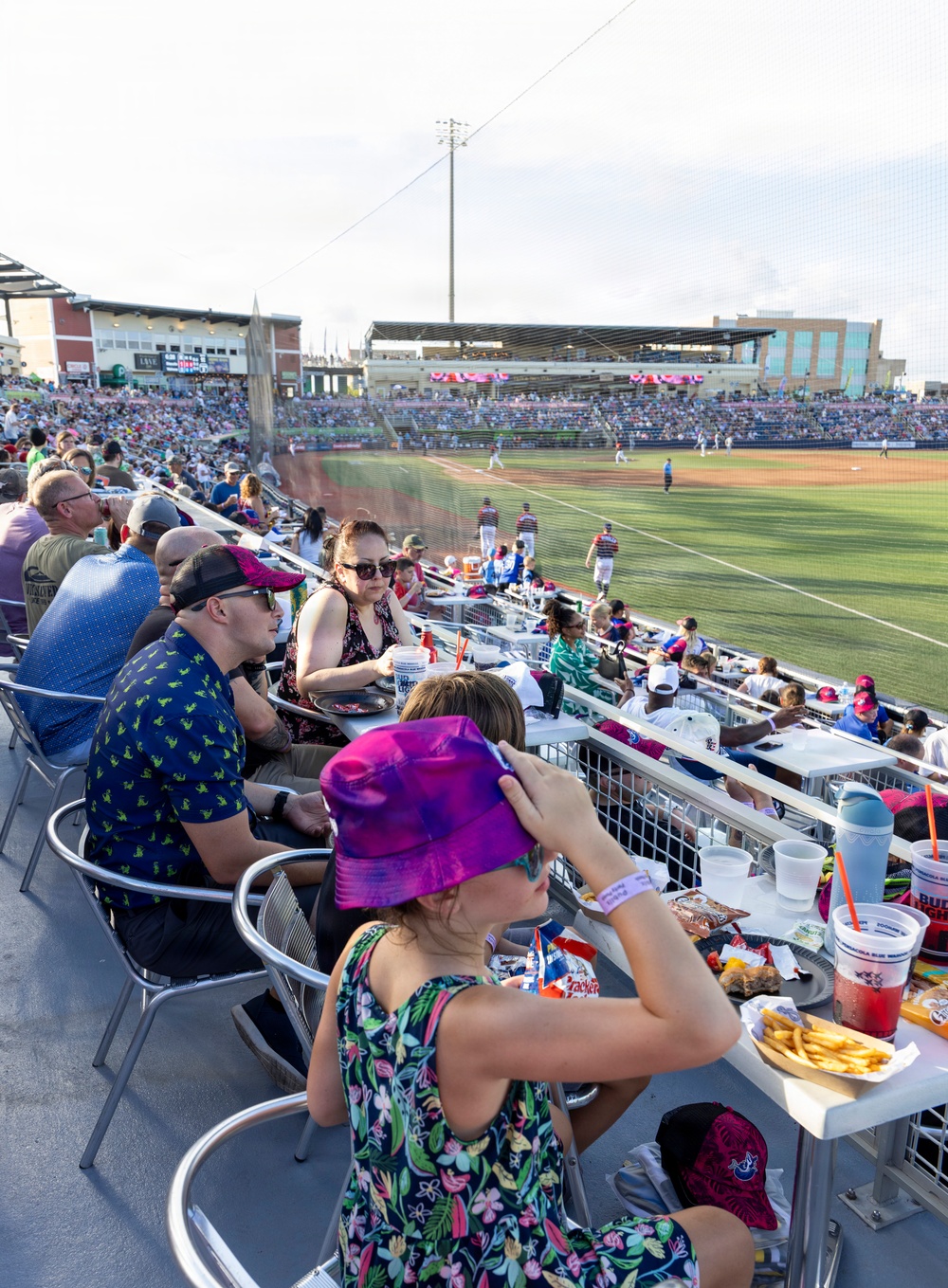 NAS Pensacola participates in Pensacola Blue Wahoos Salute to Service baseball game