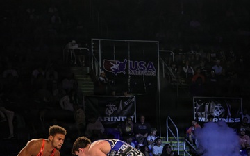 Marines Present Awards During Freestyle Finals