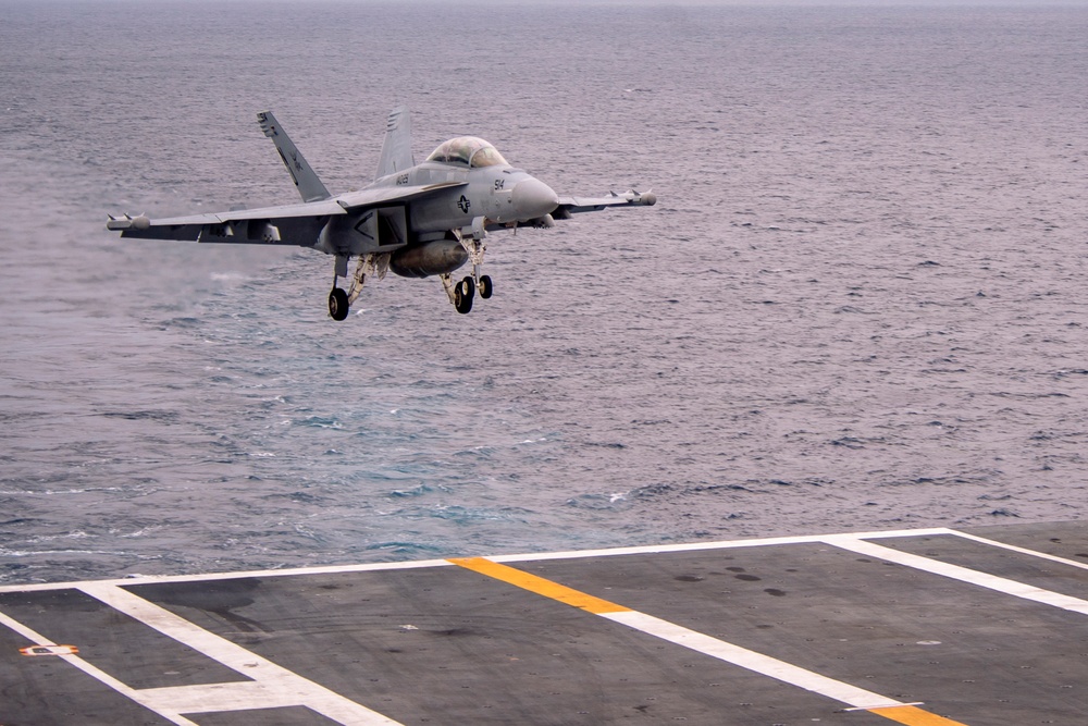 USS Carl Vinson (CVN 70) conducts flight operations