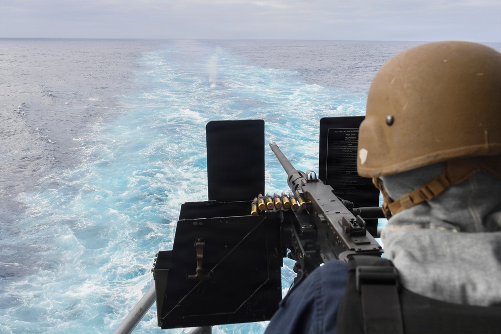 USS Carl Vinson (CVN 70) conducts live-fire training