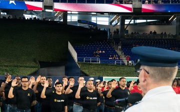 Miami Marlins America 250 Celebration and Enlistment Ceremony