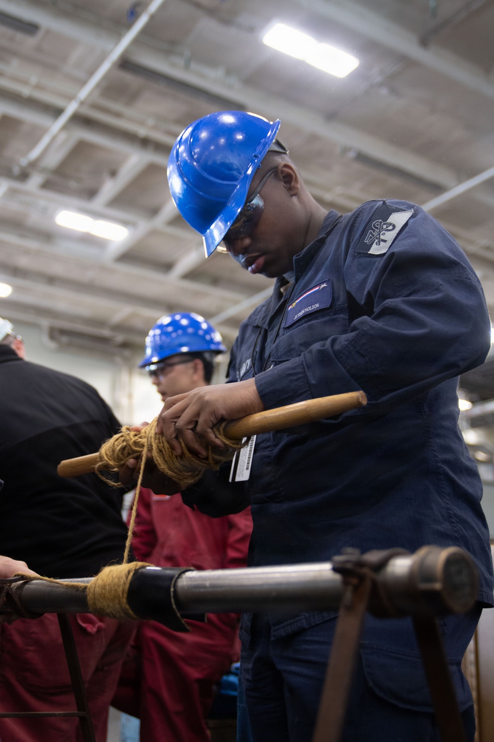 Ronald Reagan Sailors Train at Damage Control Rodeo