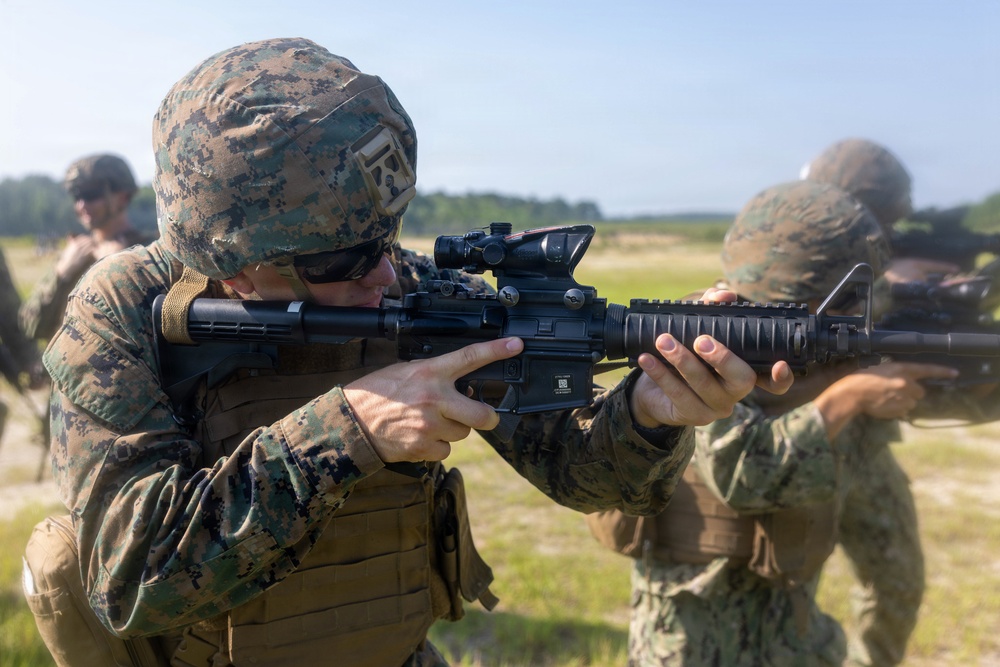 Naval Midshipmen attend CORTRAMID East aboard Camp Lejeune
